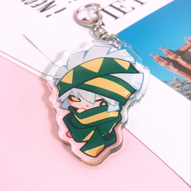 

Irregular World Animation Surrounding Acrylic Key Chain Bag Pendan