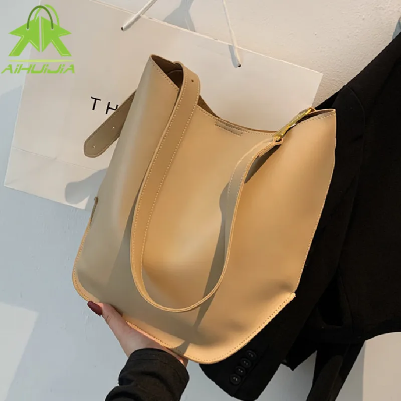 

Simplicity Casual Crossbody Bag For Women Shoulder Bag New Brand Designer Women Bags Luxury PU Leather Bag Bucket Bag Handbag