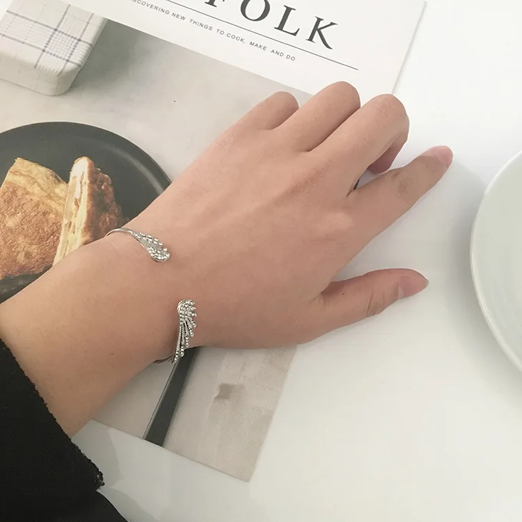 

Armband Einstellbar Frau Reiten Bike Schmuck Geschenke Offene Armband Silber