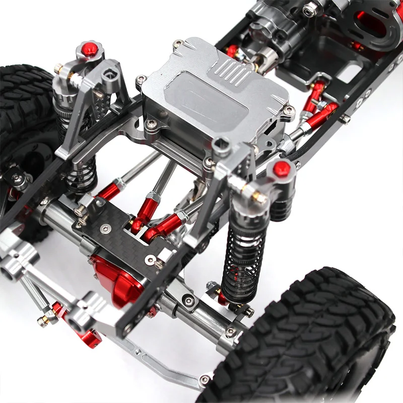 Набор рамок для автомобиля RC 1/10 CNC TRX4 SCX10 осевой Гусеничный скалолазающий