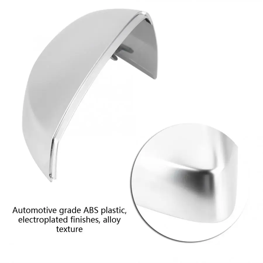 Пара матовых хромированных чехлов для зеркала заднего вида защитная крышка Audi A3
