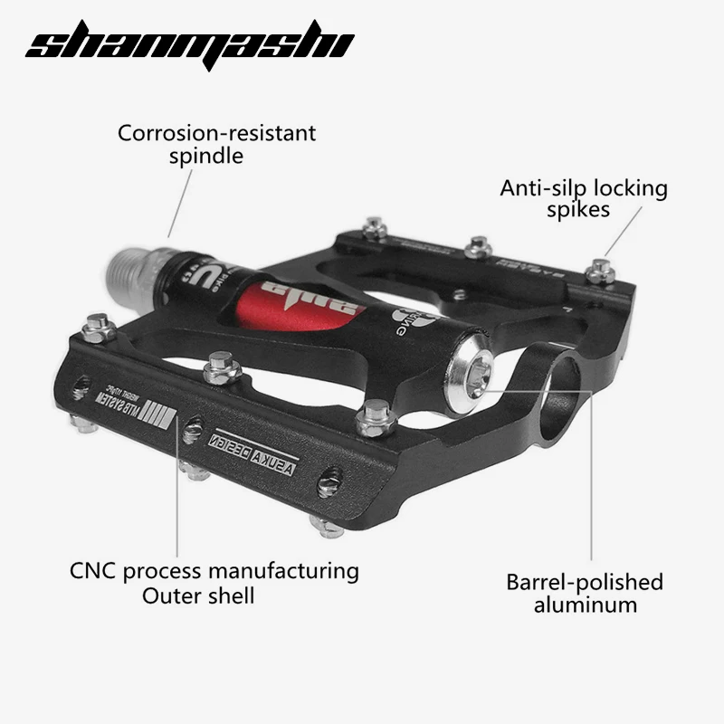 Педаль горного велосипеда алюминиевый сверхлегкий 3 подшипника vtt velo педаль bmx spd