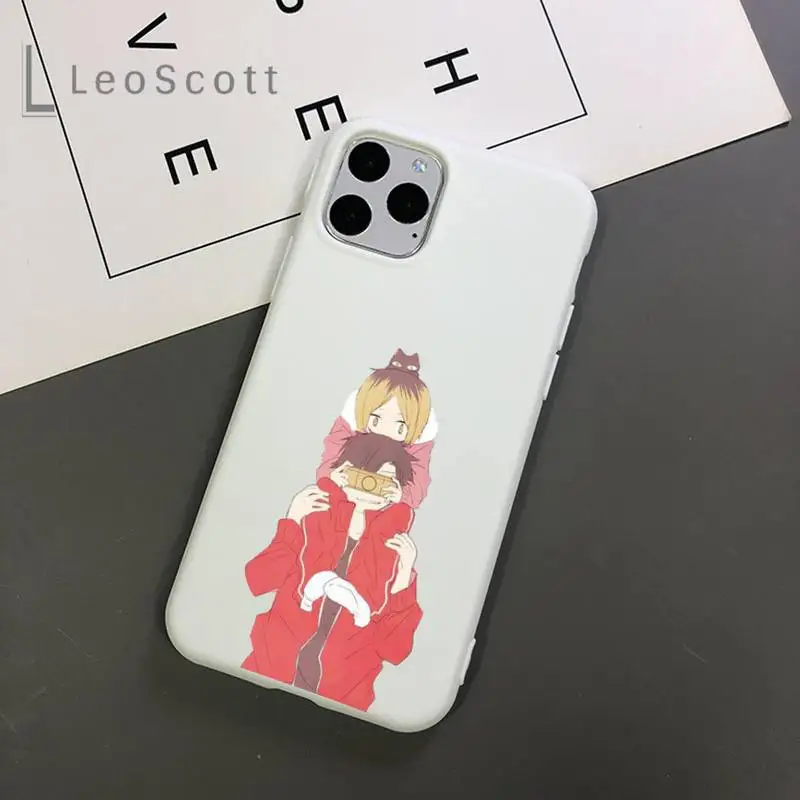 

Kenma Kozume of Haikyuu Phone Case Candy Color for iPhone 11 12 mini pro XS MAX 8 7 6 6S Plus X 5S SE 2020 XR