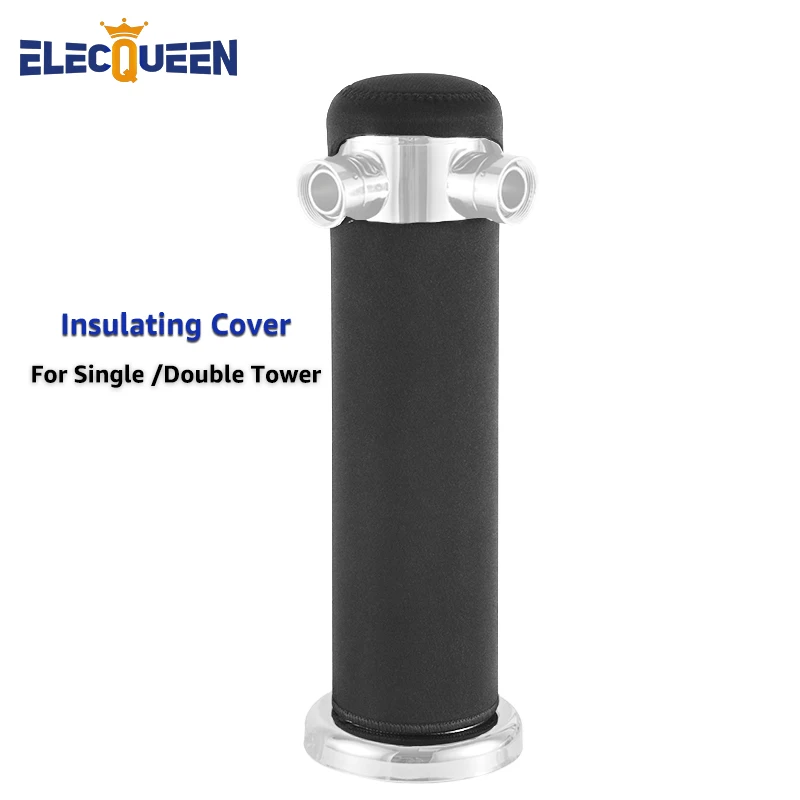 

Insulating Beer Tower Cover, Thick Neoprene Tower Cooler Sleeve for 3'' Kegerator Column, End the Foam and Ensure Ice-Cold Pours