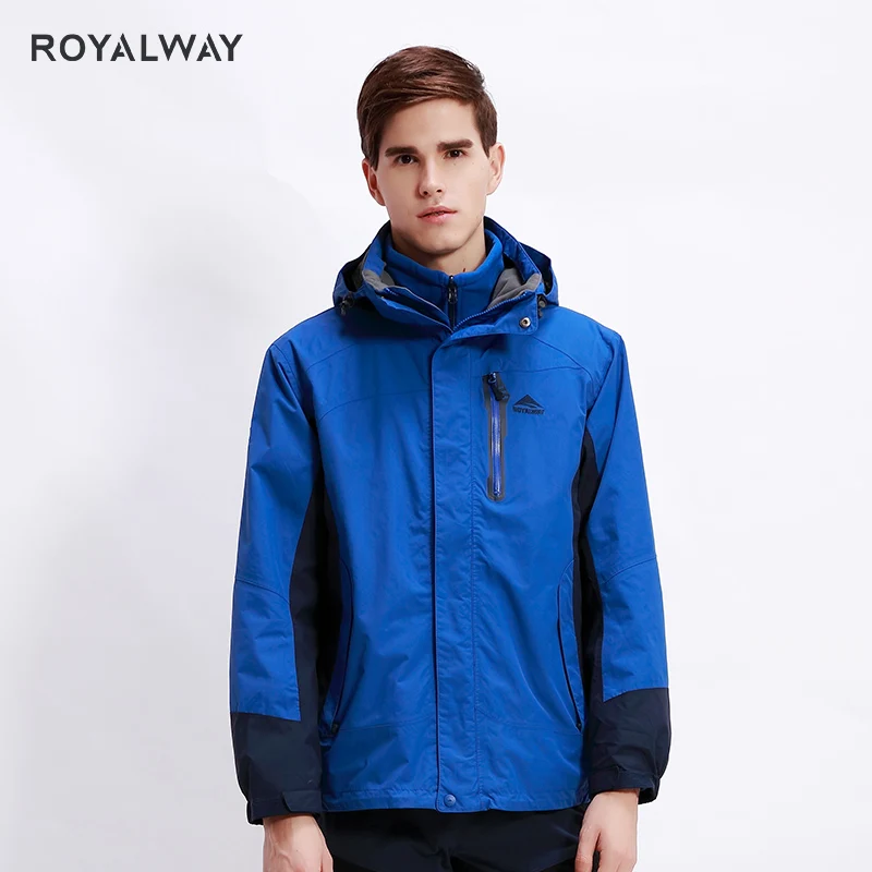 Новинка 2019 года осенне зимняя ветровка ROYALWAY съемная флисовая подкладка 2