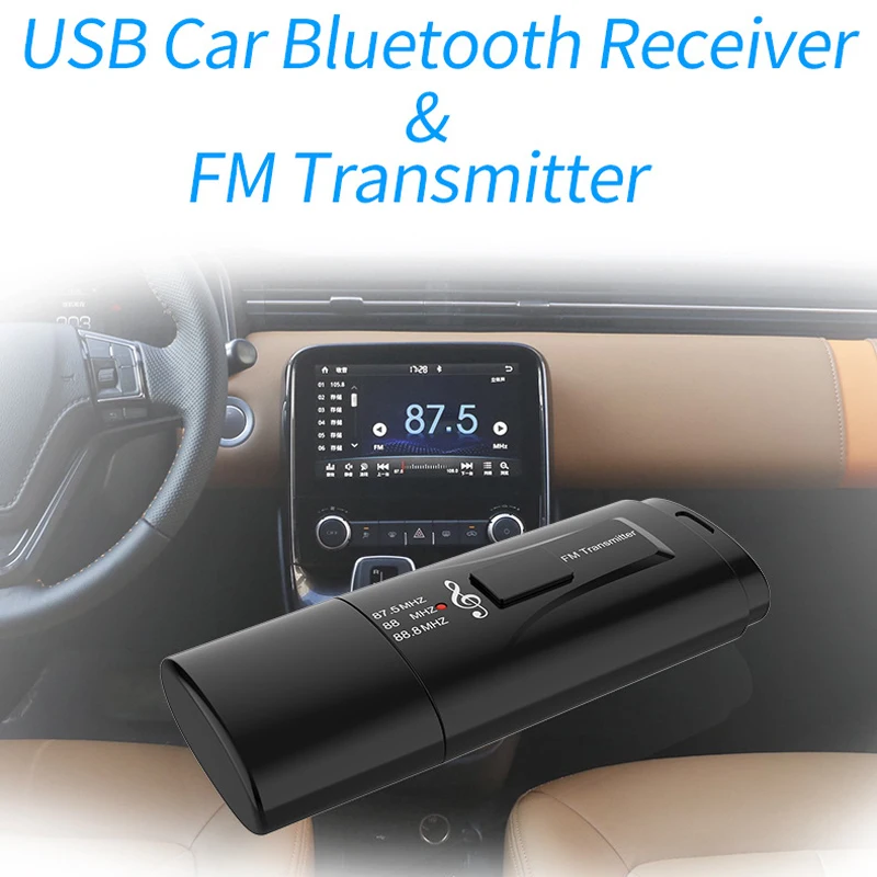 Автомобильный USB Bluetooth 5 0 адаптер беспроводной аудио для Авто гарнитура