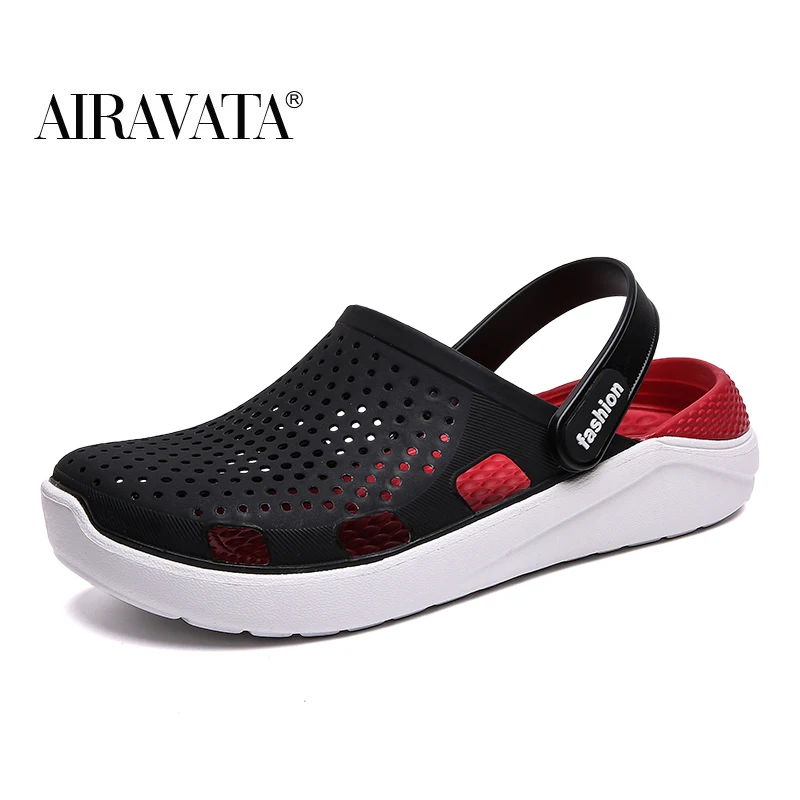 

Airavata Men and Women Sandals Hole Shoes Garden Shoes Beach Flat Sandals Slippers Casual Home Slippers Water Shoes