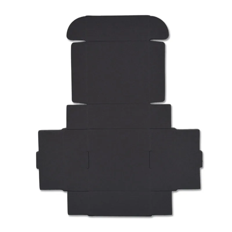 100 шт маленькая подарочная упаковка бумажная коробка черный картон мыло ручной