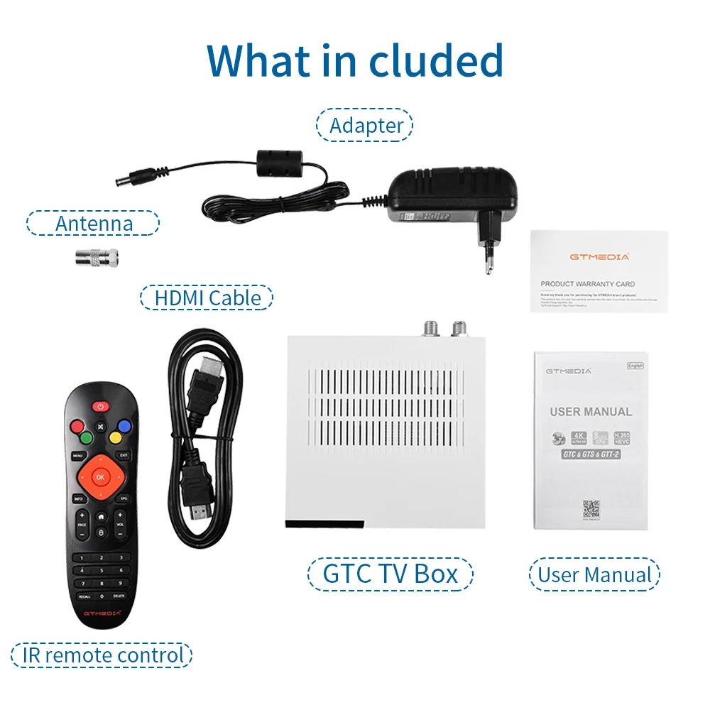 

GTmedia GTC- DVB-S2 DVB-C DVB-T2 ISDB-T Amlogic S905D android 6,0 2 16