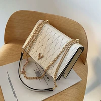 pu leather crossbody bags for women 2021 rivet chains shoulder messenger bag female ladies hand sling luxury handbags designer