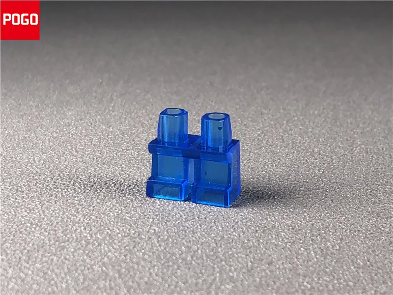 10 шт./лот кубики Moc hips модель фигурки Красочные Брюки DIY Развивающие строительные блоки мини куклы игрушки для детей Подарки - Цвет: short legs