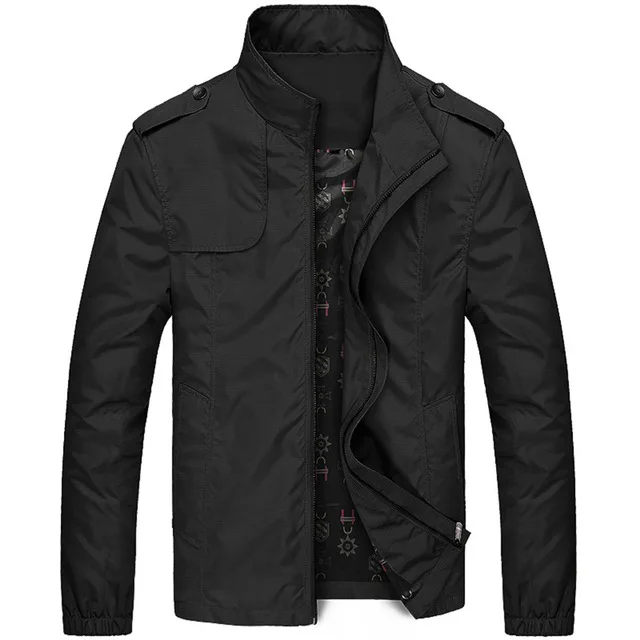 

2020 spring and autumn casual solid color fashion slim jacket men's coat new arrival baseball jacket top