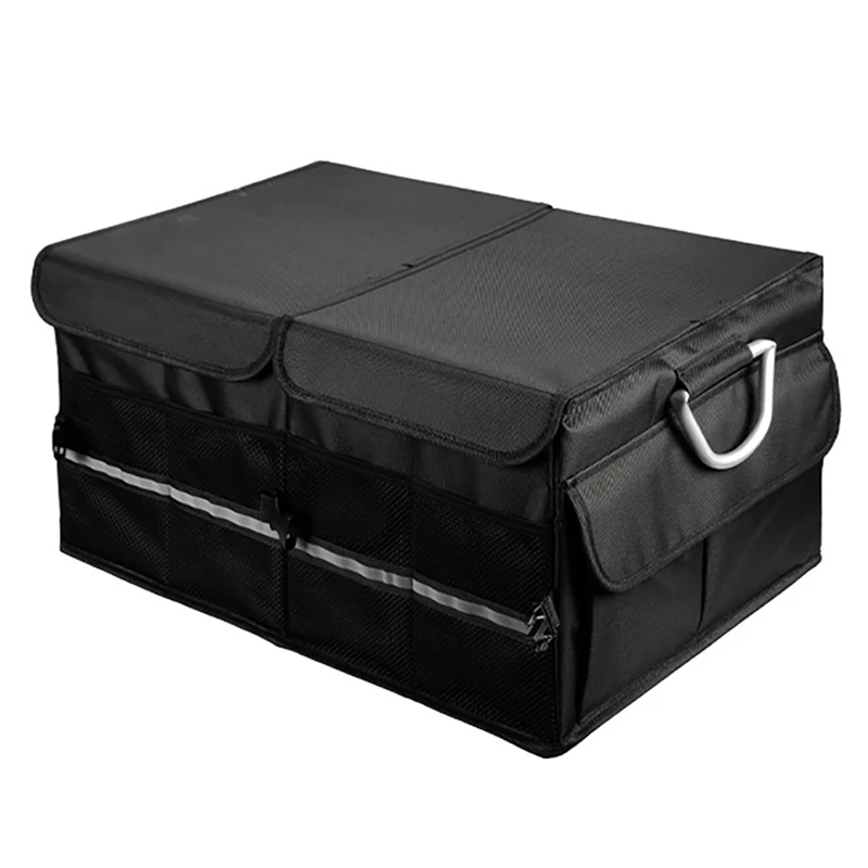 

Car Storage Collapse Trunk Back Bin Bag Car Organizer for ford Car Interior Accessories Trunk Box for Tesla Black