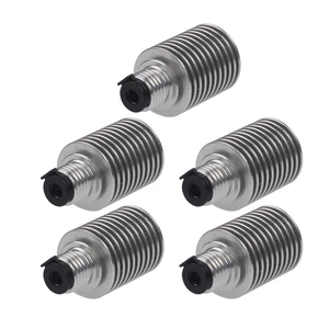 5 pcs for v6 heatsink extruder radiator 1 75mm for v6 extruder with threaded radiator 3d printer parts free global shipping