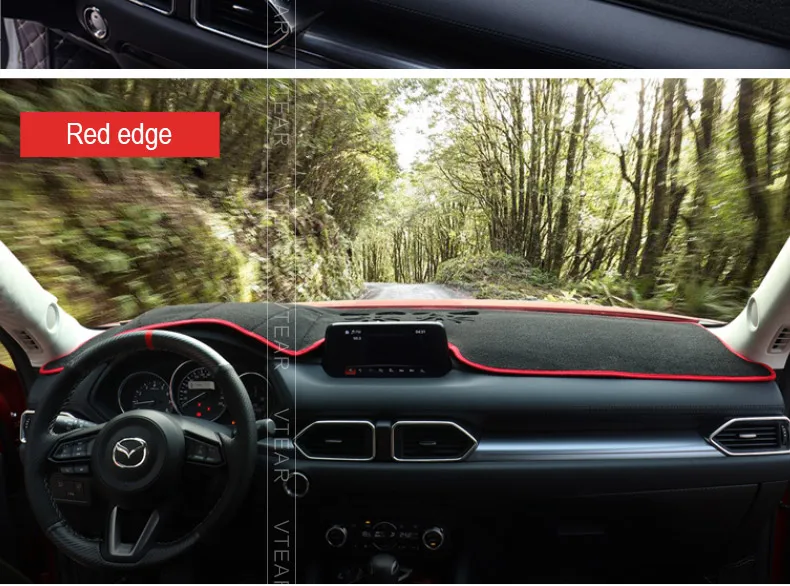Vtear для Mazda CX-5 CX5 аксессуары приборной панели автомобиля Избегайте светильник pad Инструмент платформа протектор коврики покрытие ковры отделка