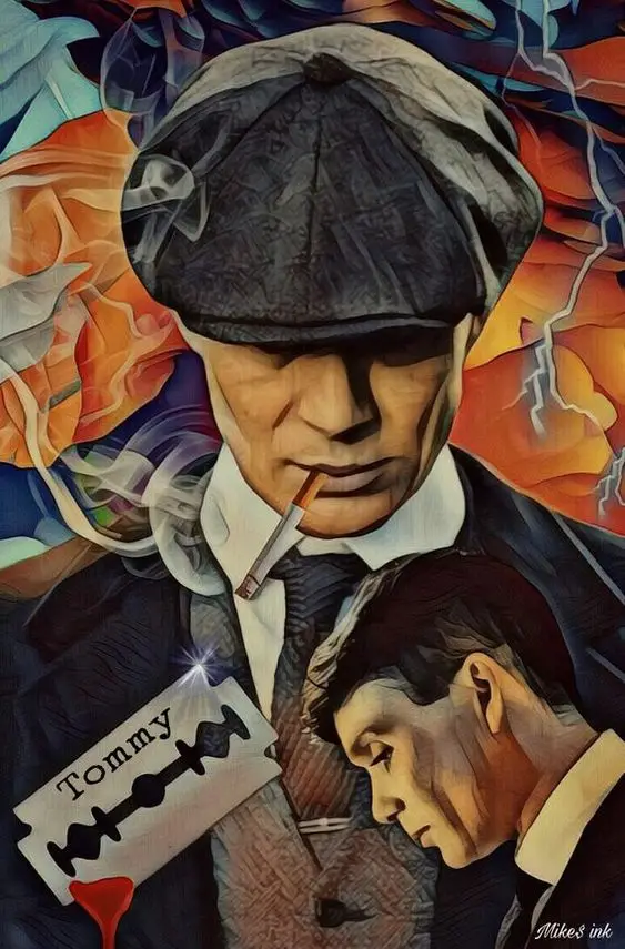 10 Британский высокий балл crime drama Peaky Blinders плакат высокое качество холст картина домашний Декор стены искусства duvar tabloar o762 - Цвет: 10