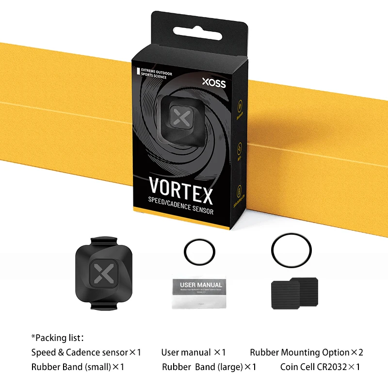 XOSS VORTEX Speed Cadence Sensor Cycling Computer Speedometer ANT+ Bluetooth Road Bike MTB Sensor For GARMIN iGPSPORT Bryton