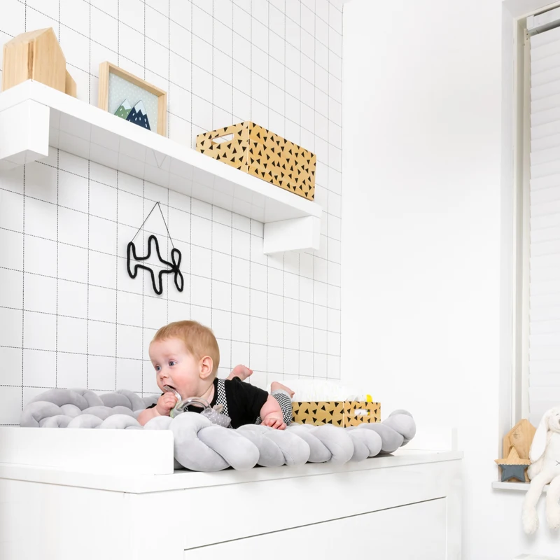 Беби бантика с плюшевой подкладкой ручной работы Мягкий хлопок квадратный ковер