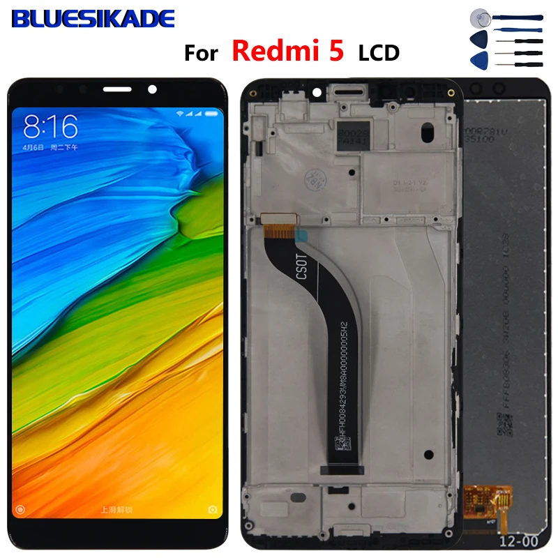 

5,7 "для Xiaomi Redmi 5 ЖК-дисплей сенсорный экран дигитайзер для Redmi 5 MDG1 MDTI MDI1 ЖК-дисплей в сборе запасные части