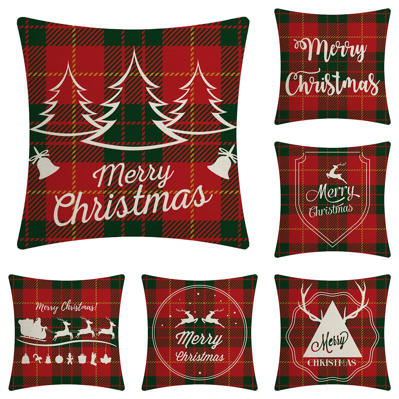 2019 Рождественские дни Чехлы для украшения дома 2020 нового года вечерние