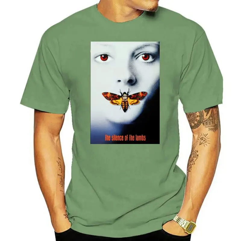 

Мужские футболки с изображением тишины овчины, Мужская Уличная одежда, модная футболка 2022, черно-белая футболка, черный топ