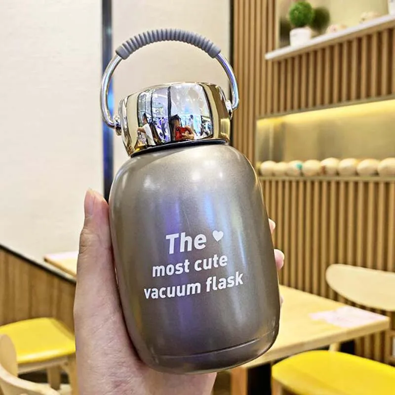 Термокружка для мальчиков и девочек 230 мл термос воды симпатичная Из Нержавеющей