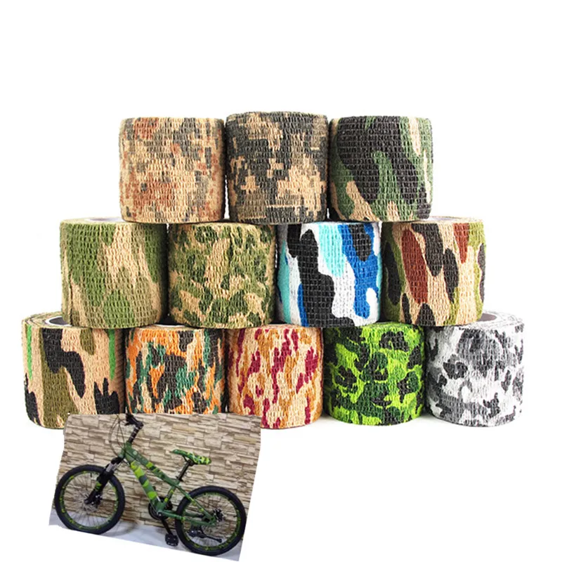 

Retaining Plastic Retractable Non-woven Outdoor Camouflage Tape Hunting Outdoor Hunting Camouflage Tape For Tree Stands Hunting