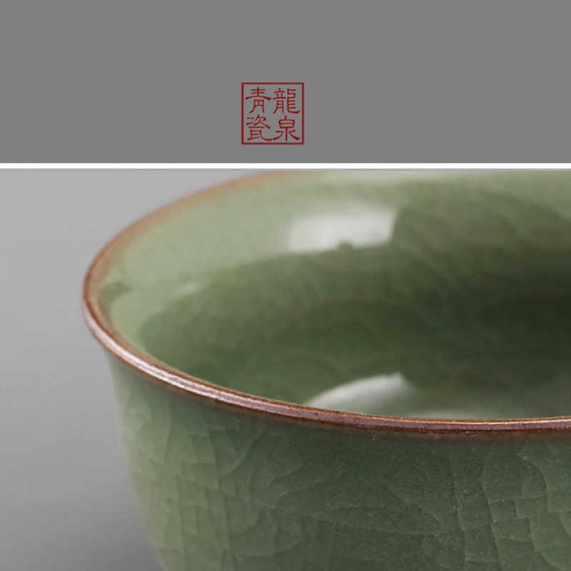 Цветочный изысканный каменный шлифовальный чайный набор ручной работы горшок