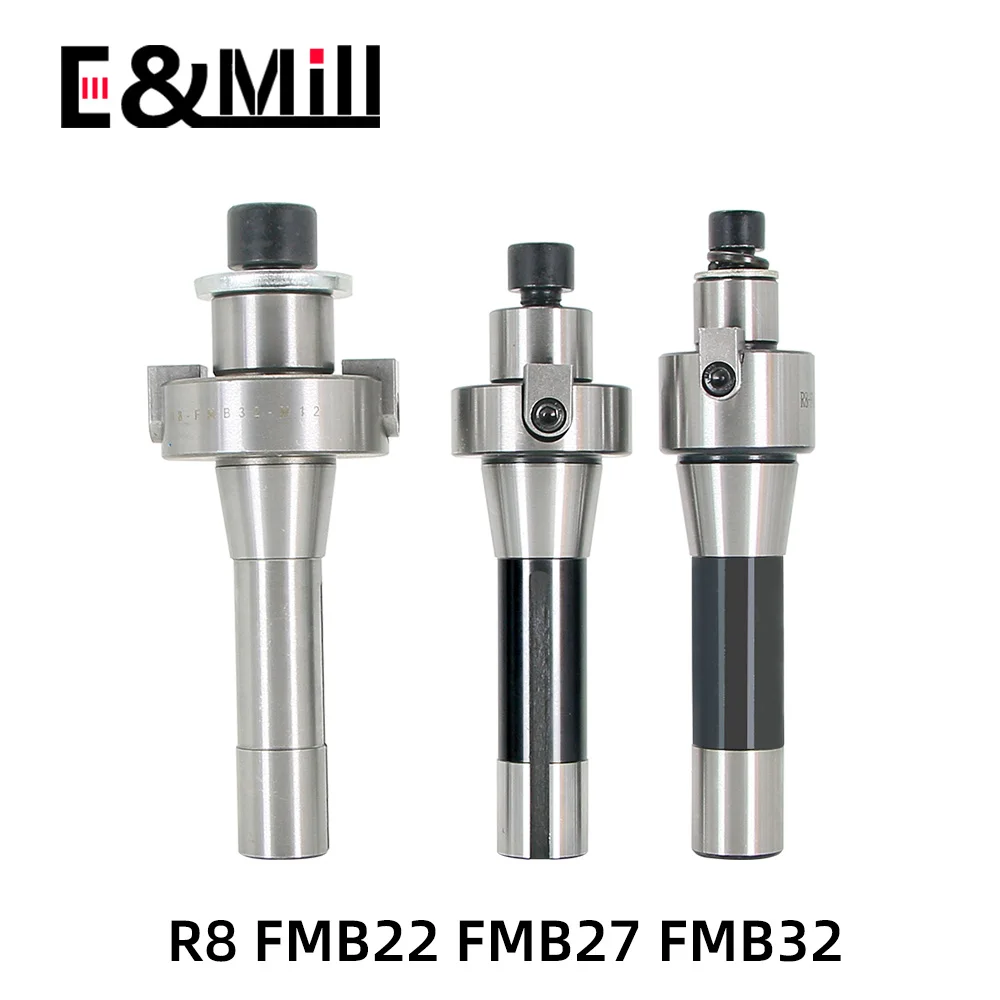 

R8 FMB22 FMB27 FMB32 Tool holder Thread 7/16 M12 R8-FMB22 R8-FMBb27 R8-FMB32 for BAP 400R 300R Face Mill Cutter Machine milling