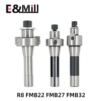 r8 fmb22 fmb27 fmb32 tool holder thread 716 m12 r8 fmb22 r8 fmbb27 r8 fmb32 for bap 400r 300r face mill cutter machine milling