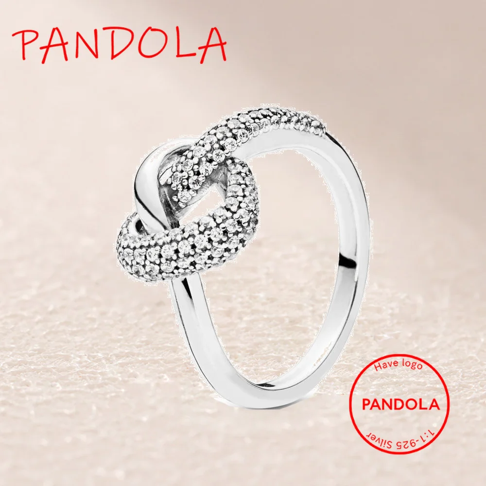 

198086CZ Knotted Heart Ring