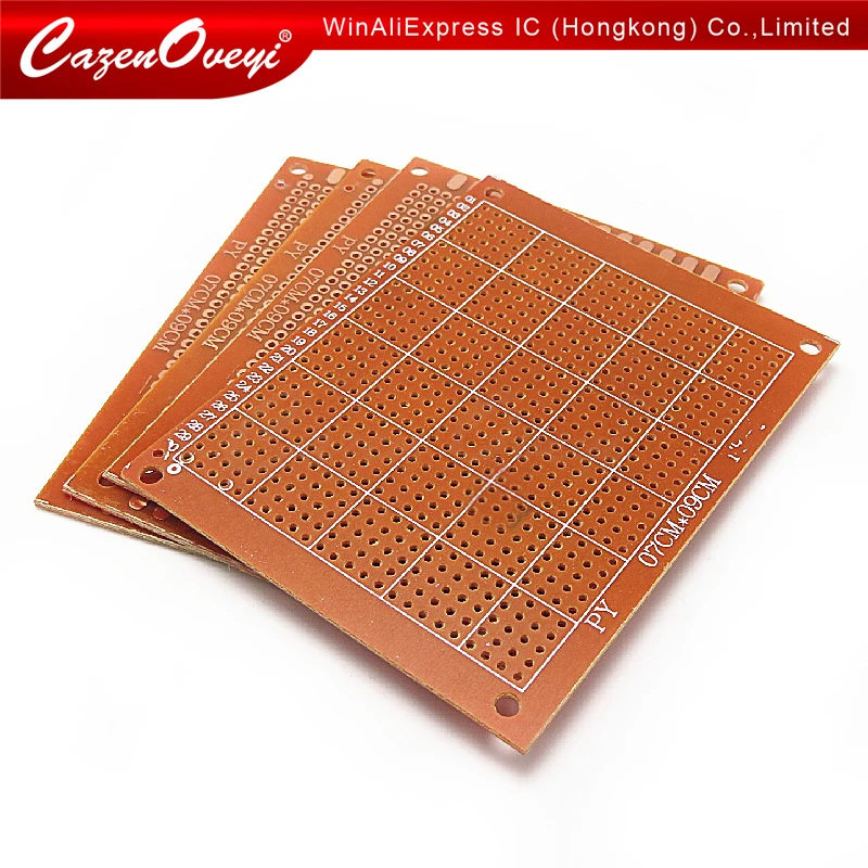 5 шт./лот 7x9 см 7*9 DIY Прототип бумаги PCB Универсальный Эксперимент Матрица печатная