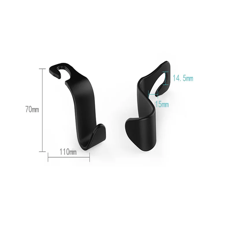 

Universal Car Seat Back Hook Car Accessories Interior Portable Hanger Holder Storage for Car Bag Purse Cloth Decoration Dropship