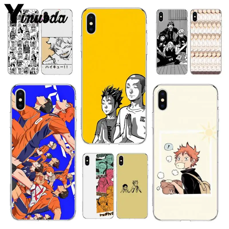 

2020 anime haikuu Phone Case fundas for iphone 13 8 7Plus coque for 5 5S SE XR 11 pro max cover