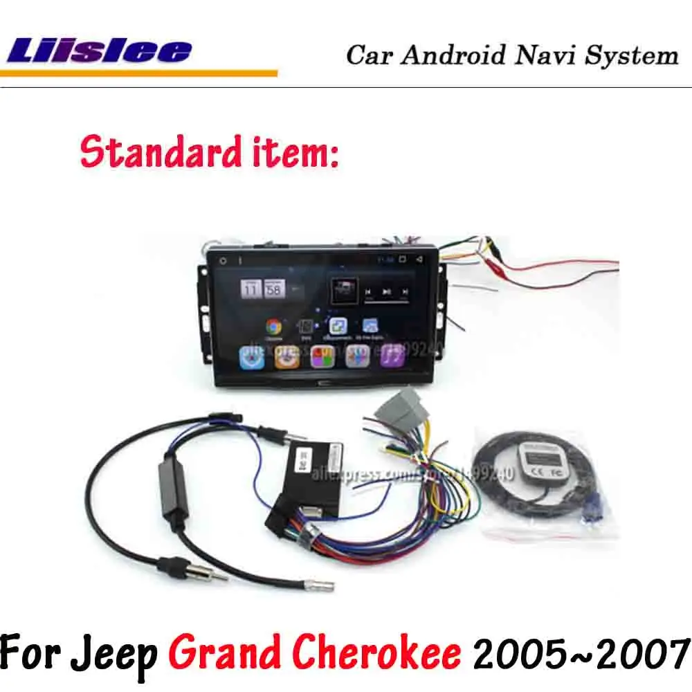 Liislee Android 8,0 up для Jeep Grand Cherokee 2005~ 2007 стерео экран Carplay BT без DVD плеера gps навигация Мультимедийная система - Цвет: machine