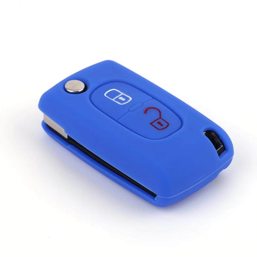 Чехол для автомобильного ключа чехол Peugeot 407 308 408 207 208 307 RCZ Citroen C3 C4 C4L C5 C6 C2 Xsara Picasso