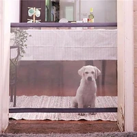 180cm72cm ingenious mesh magic pet gate safe guard and install anywhere pet safety enclosure