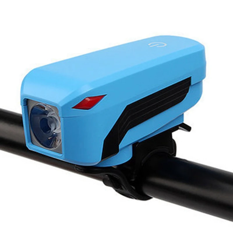 

with Horn Usb Rechargeable Bike Light Led Bicycle Headlight Waterproof 5 Modes Easy Install for Adults Kids Cycling