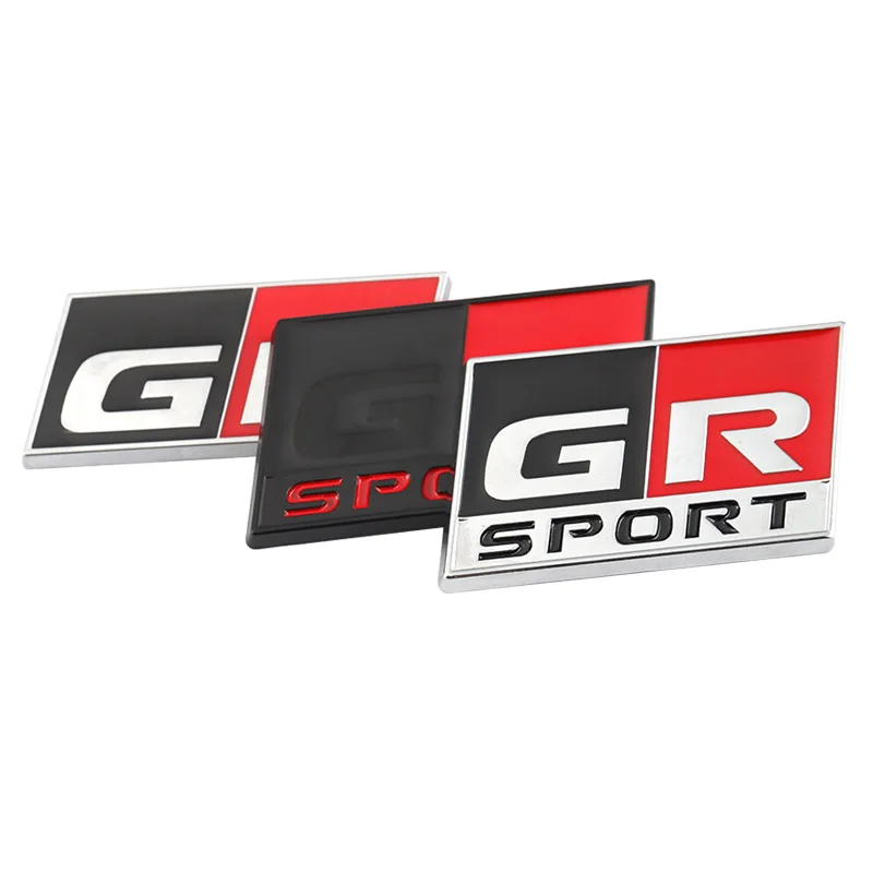 Металлическая 3d-наклейка для автомобиля логотип GR Sport Toyota Camry Corolla Tacoma Highlander Rav4 CHR