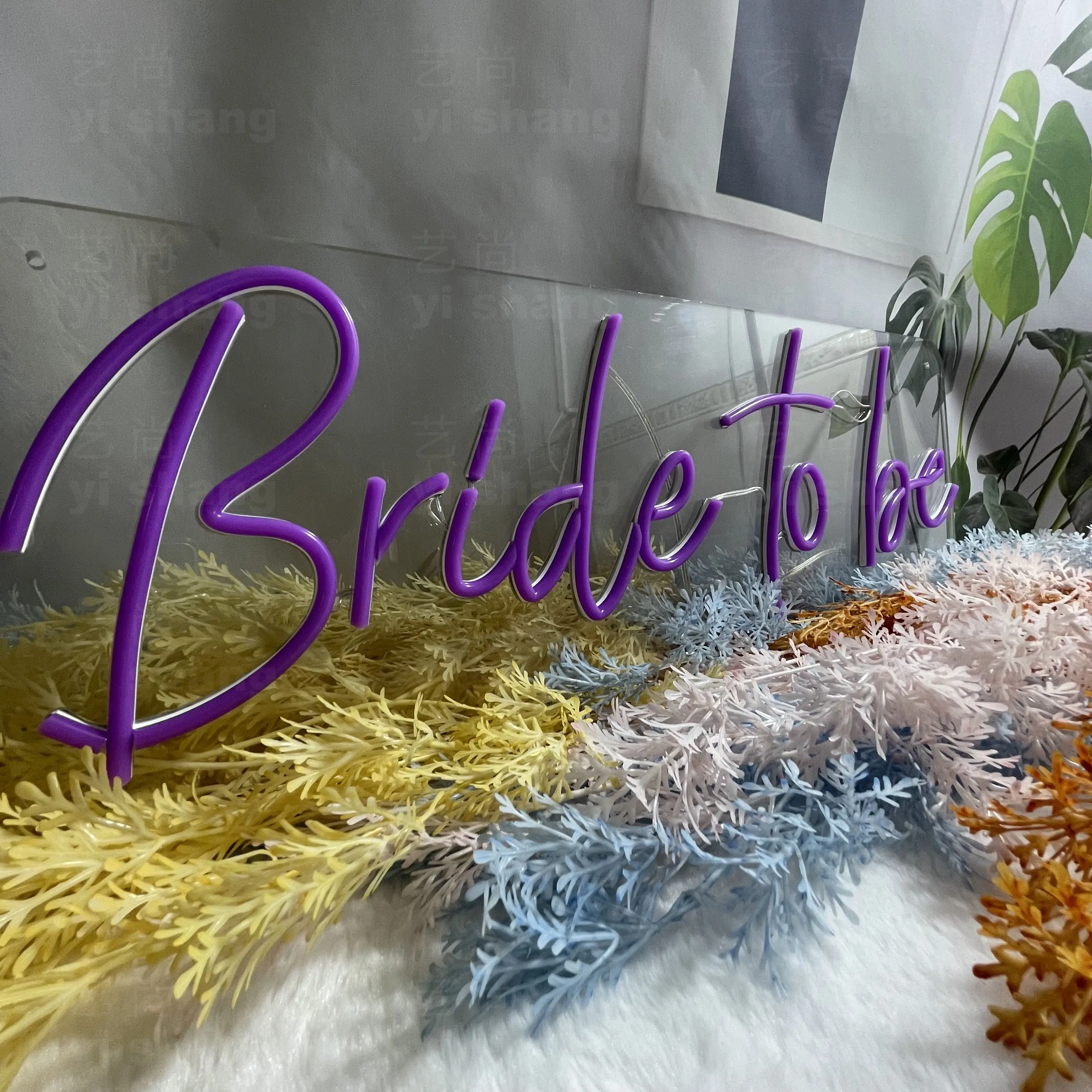 Custom LED Neon Plaque Sign Bride to be Suitable For Home Hall Restaurant Propose Wedding party Background Decor Light |