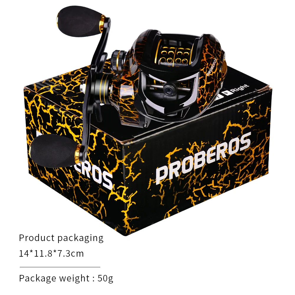 

Bait Casting Reel 12 Magnetic Brake 10KG Max Drag Fishing 7.2:1 High Speed Ultralight Baitcasting Reel Metal Spool Reel