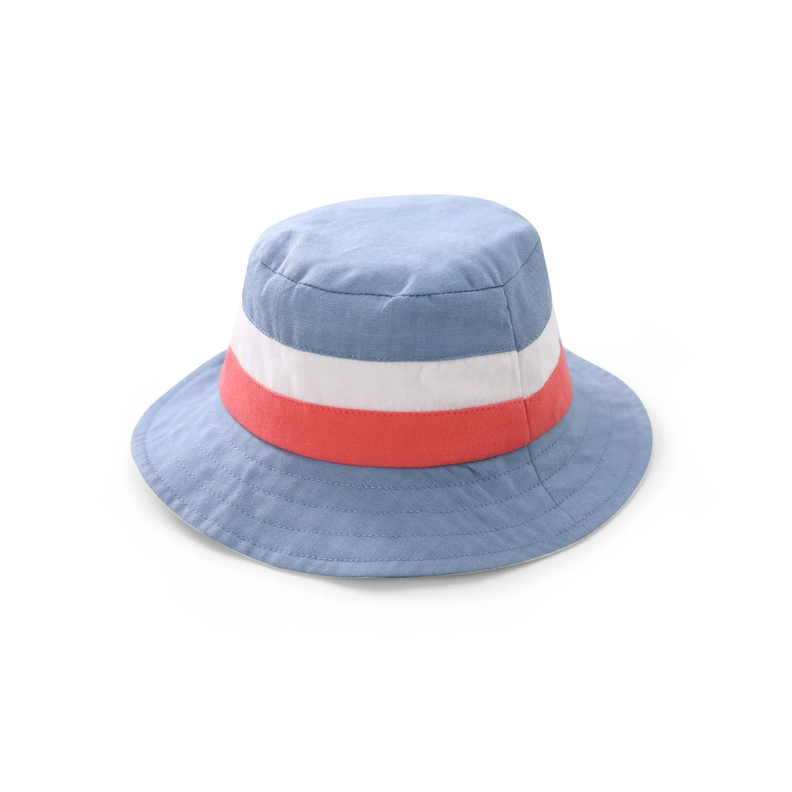 

Панама для новорожденных детей, хлопковая дышащая Солнцезащитная шапка для маленьких мальчиков, светло-голубая летняя Праздничная шапка, ш...