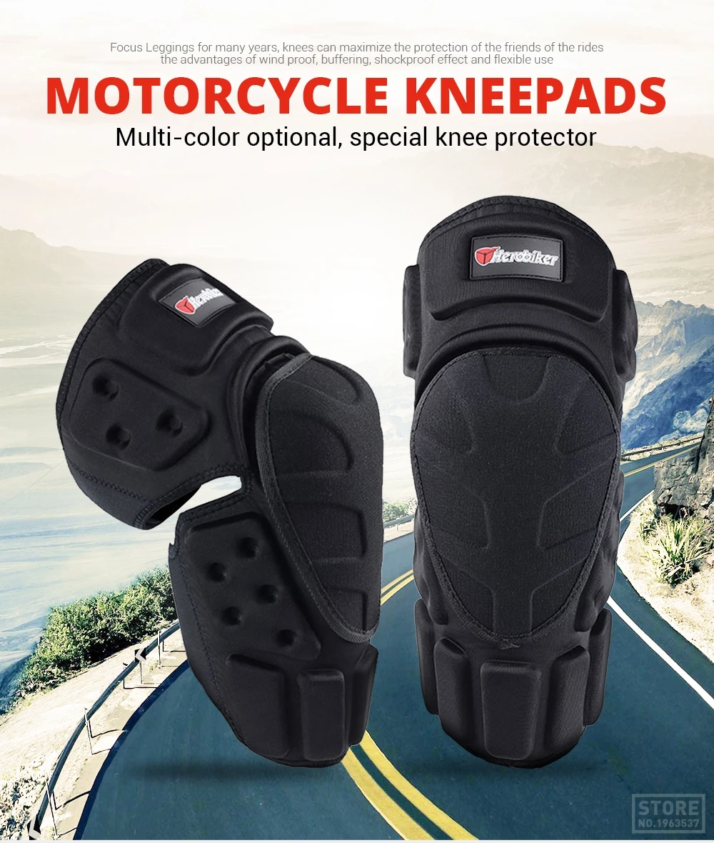 HEROBIKER мотоциклетные наколенники Joelheira защита колен для мотокросса защита MTB Лыжная Защитная Экипировка наколенники мото наколенники Поддержка