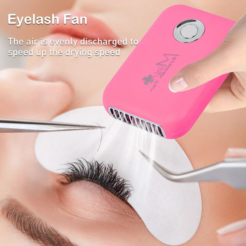 USB Fan Eyelash Dryer Air Blower Glue Fast Dry False Eye Lash Extension Mascara Makeup Tools Grafted Eyelashes Accessories | Красота и