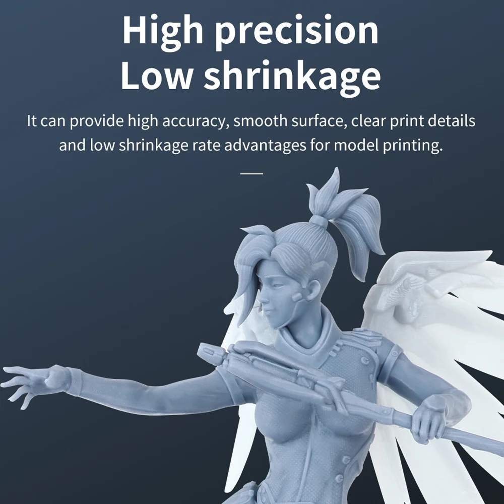 ANYCUBIC Гибкая жесткая Смола 365-405 нм Смола-гибкий совместимый ЖК 3D-принтер высокая