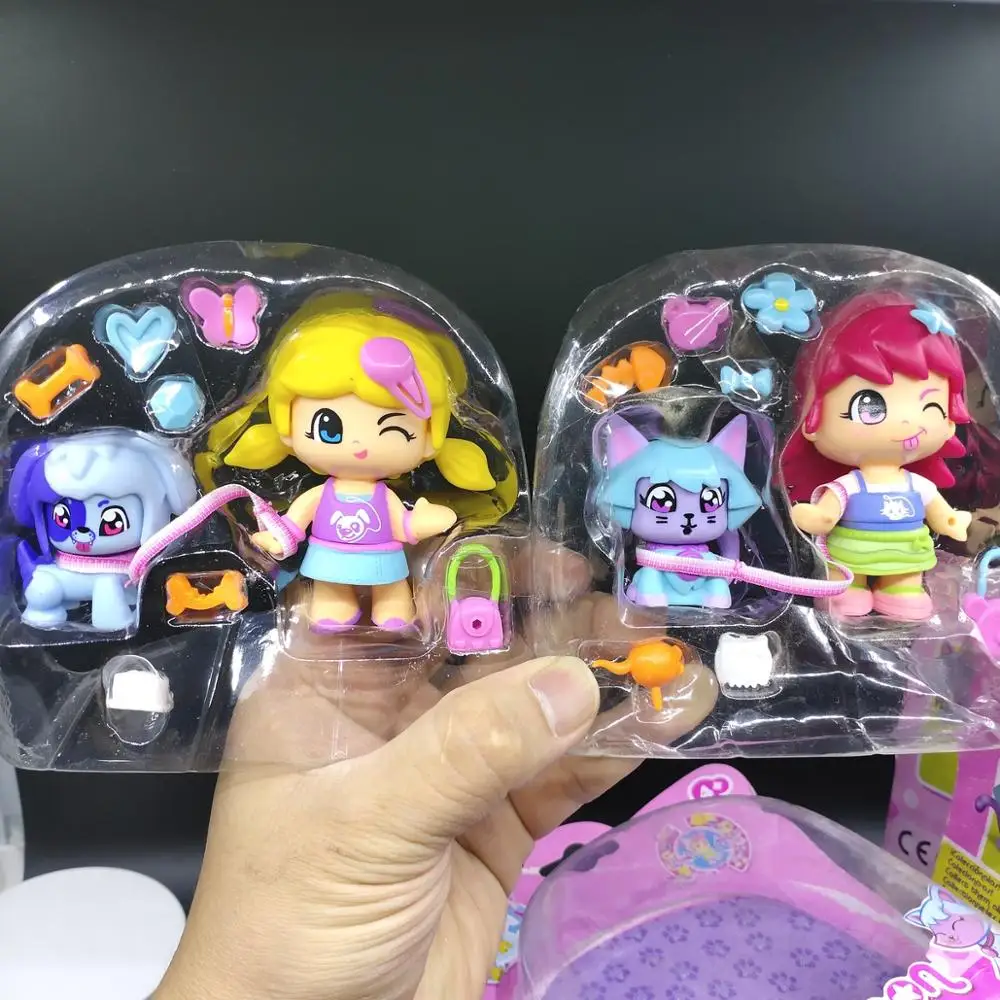 A5-2Pc No Box Можно выбрать оригинальные ароматизированные куклы Pinypon, модная Кукла для девочек и мальчиков, игрушки - Цвет: A5-2Pc No Box