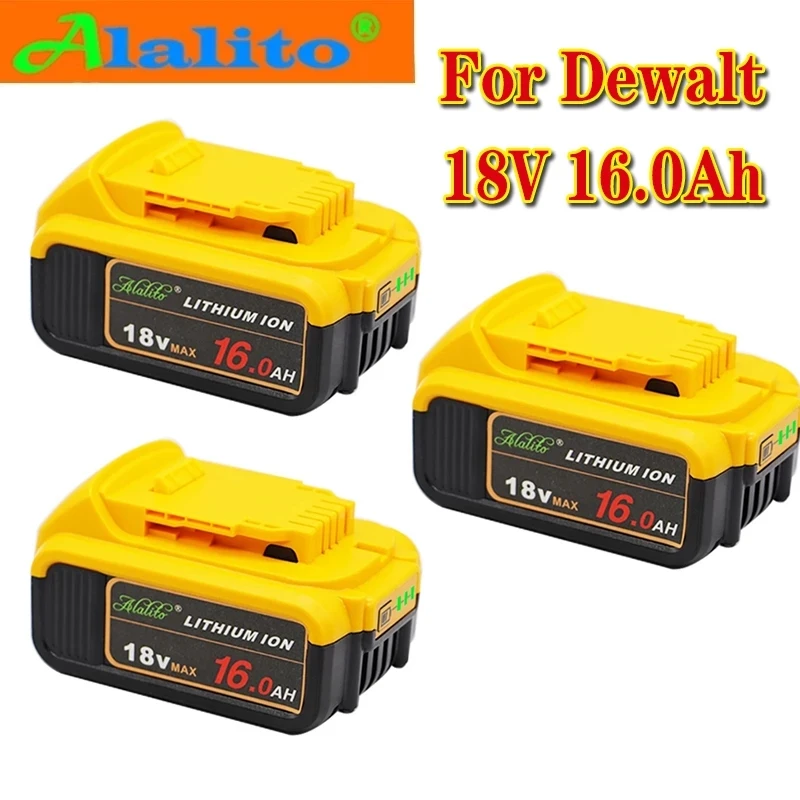 Сменный аккумулятор для электроинструмента DeWalt DCB184 DCB181 DCB182 DCB200 20 в 16 А 18 3 шт. |