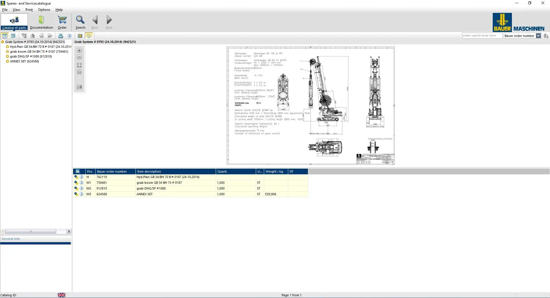Bauer Foundation Drilling Machine Full All Model Spare Part Lists Instruction Manuals Schematic Manual DVD | Автомобили и
