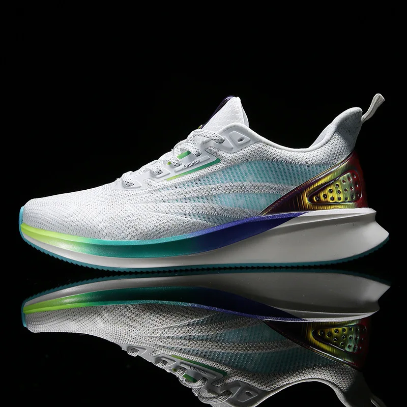 Мужские кроссовки дышащая мужская обувь для бега уличные прогулочные удобные