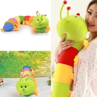 colorful caterpillar big insect toys plush toy doll pp cotton caterpillar toy pillow for children adult gifts